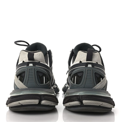Balenciaga Rubber Mesh Bi-Color Womens Track.2 Open Sneakers 41 Grey Black 5 of 9