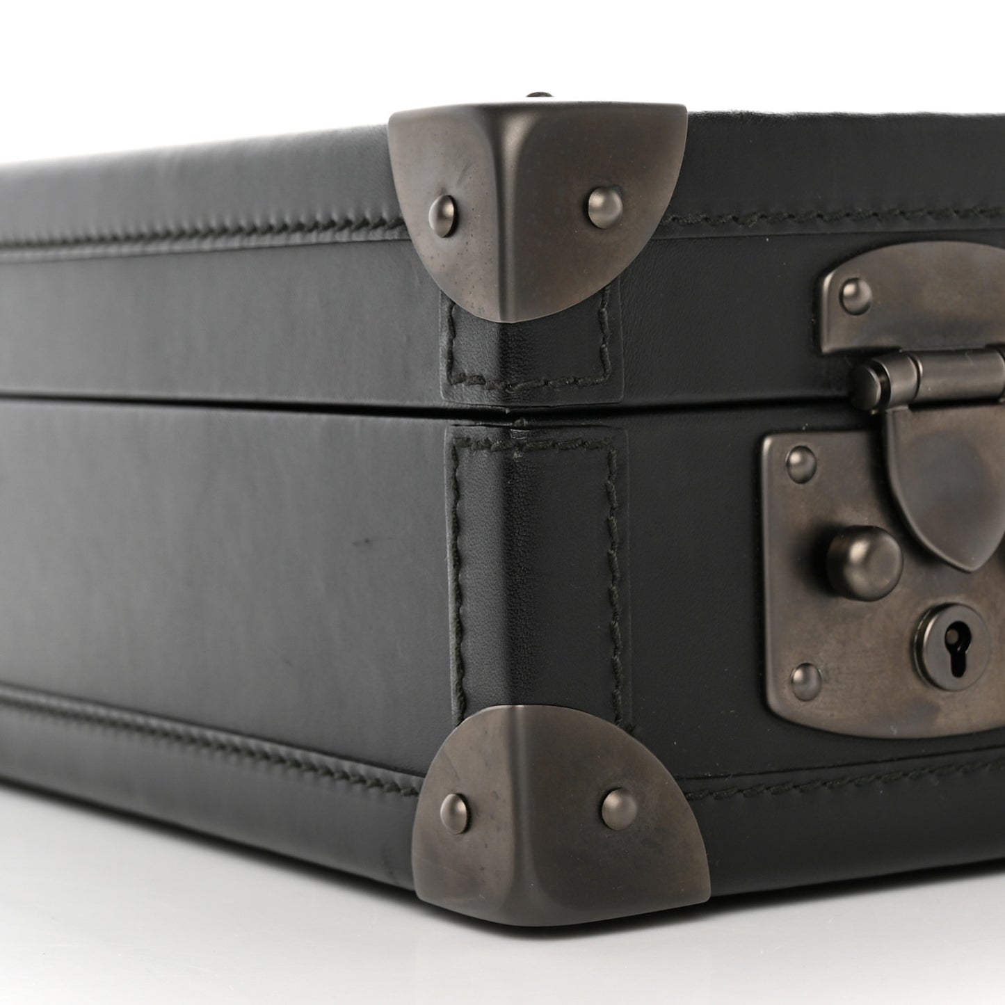 Nappa Intrecciato Attache Briefcase Black