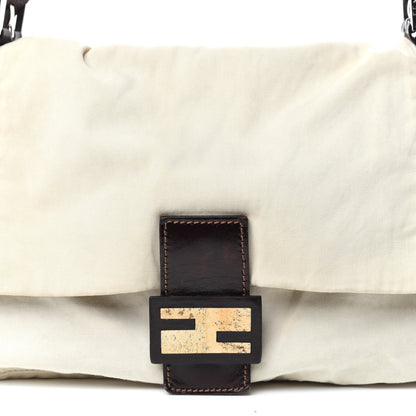 Fendi Canvas Mama Baguette Beige 9 of 9