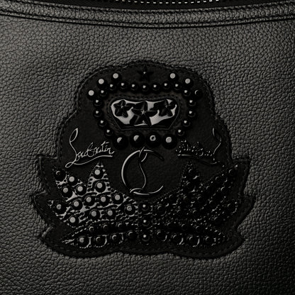 Christian Louboutin Grained Calfskin Studded Tote Black 10 of 17