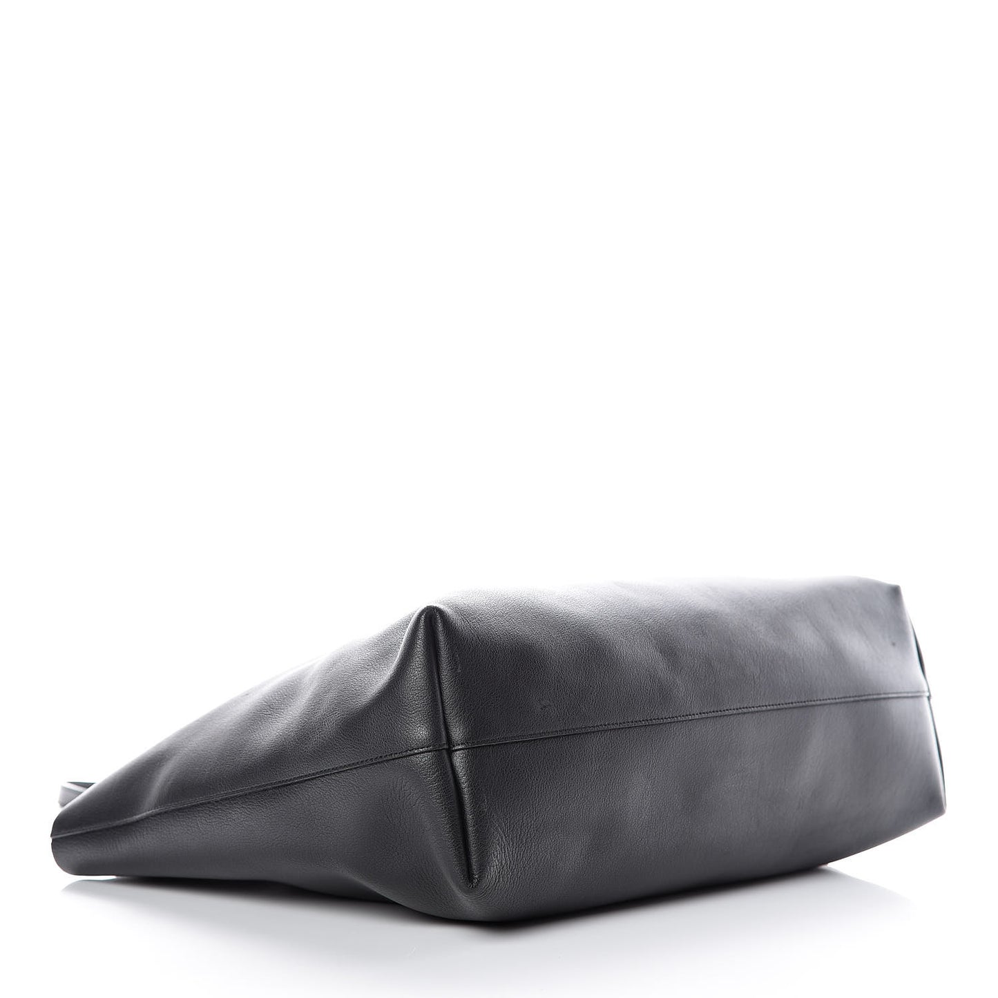 Calfskin Large Shopping Tote Black