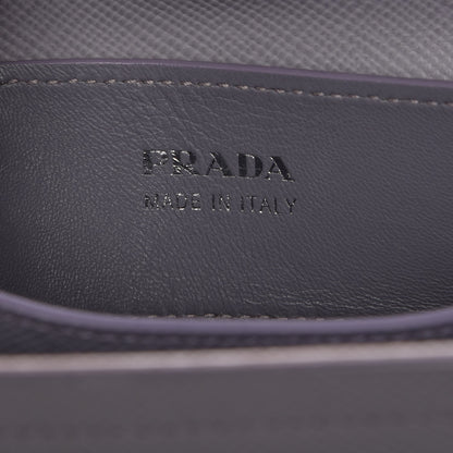 Prada Saffiano Cuir Medium Double Handle Tote Glicine 7 of 9