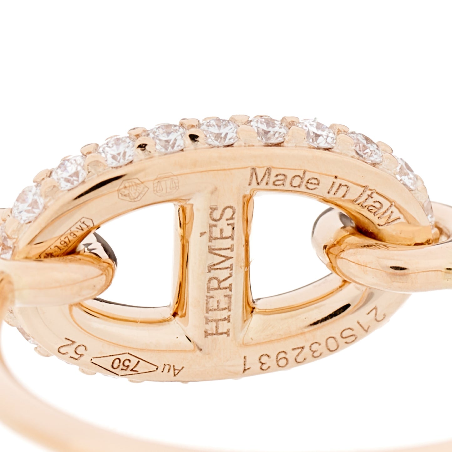 18K Rose Gold Diamond Farandole Ring 52 6