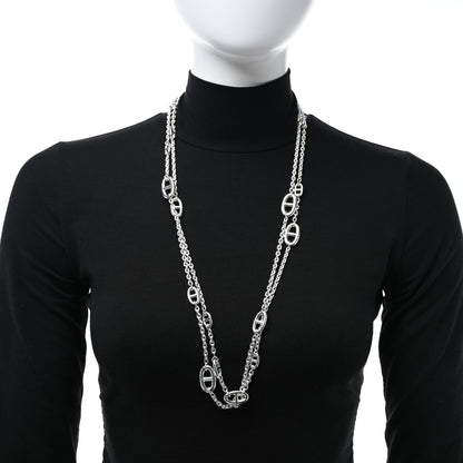 Hermes Sterling Silver Farandole Necklace 160 3 of 5