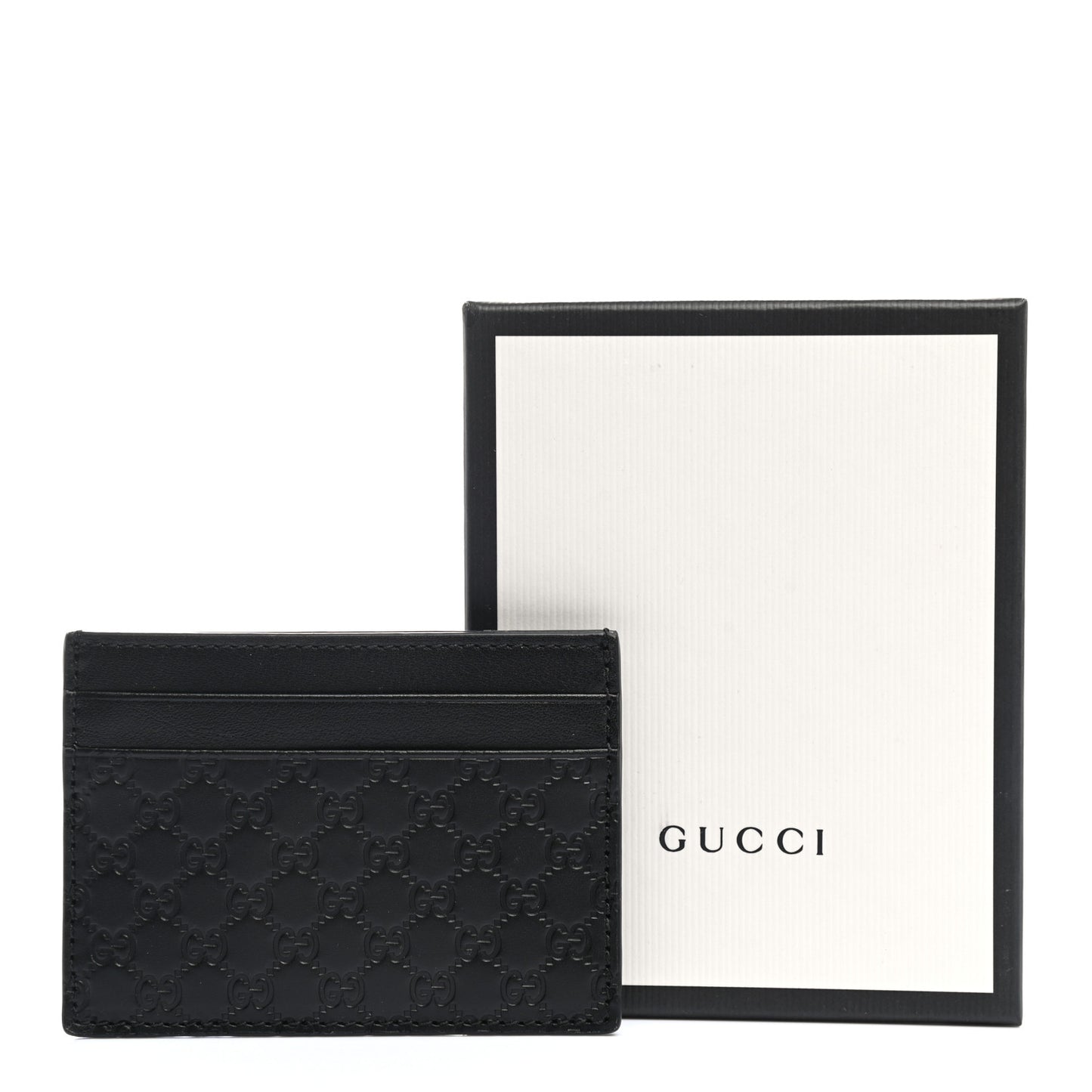 Microguccissima Card Holder Black