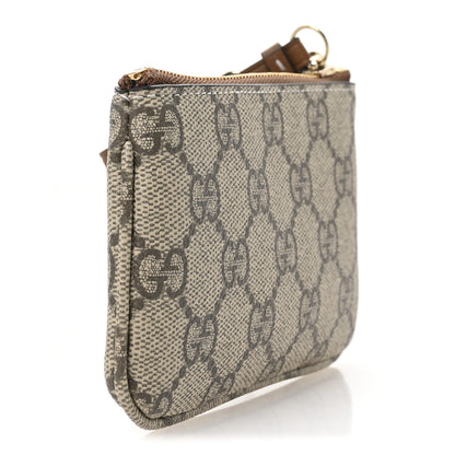 Gucci GG Supreme Monogram Selleria Key Case Brown 3 of 7