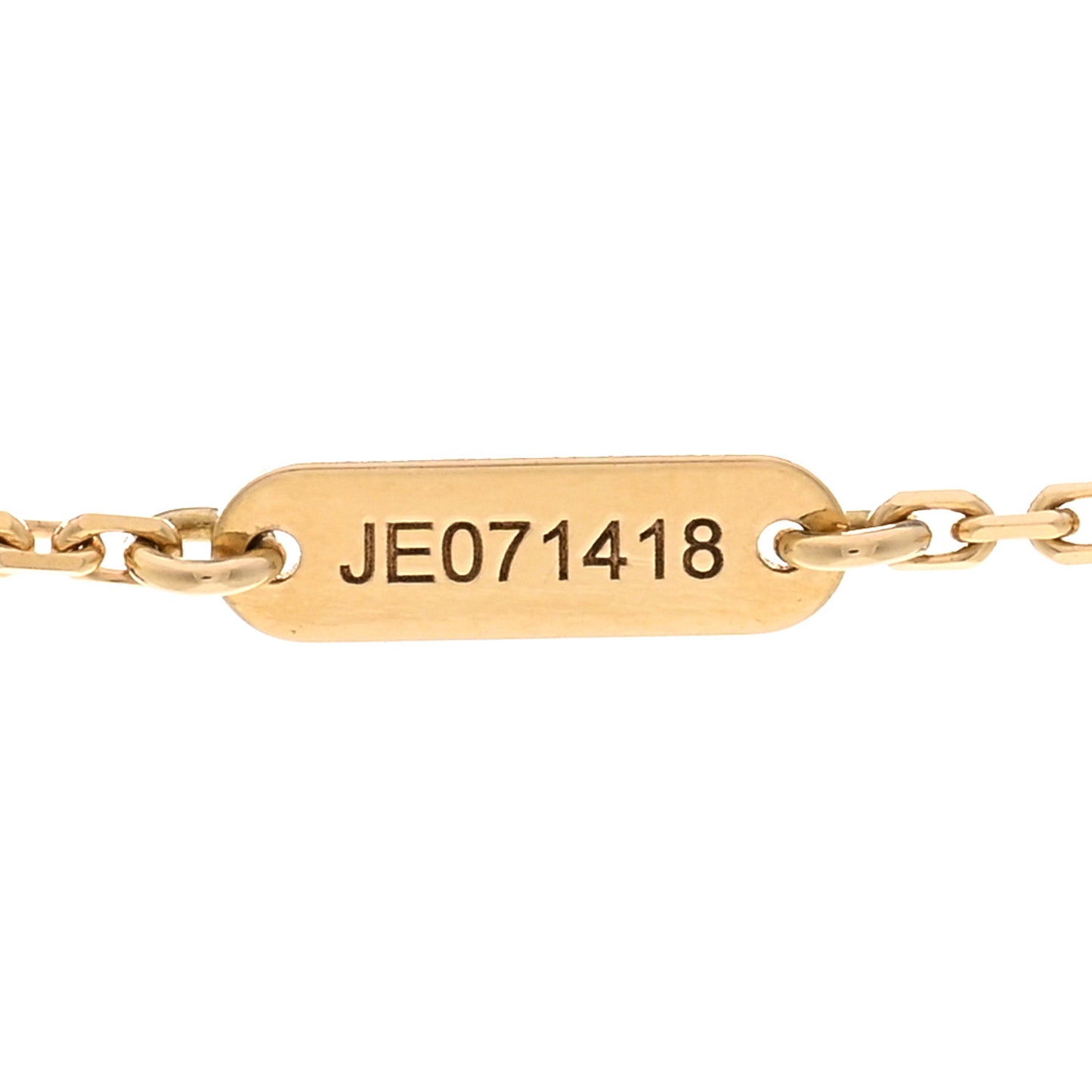 18K Yellow Gold Carnelian Vintage Alhambra Pendant Necklace