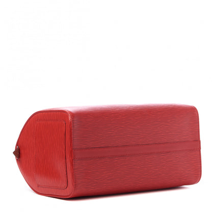 Louis Vuitton Epi Speedy 35 Castillan Red 3 of 8