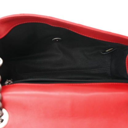 Chanel Goatskin Quilted Medium City Rock Flap Red 5 of 10
