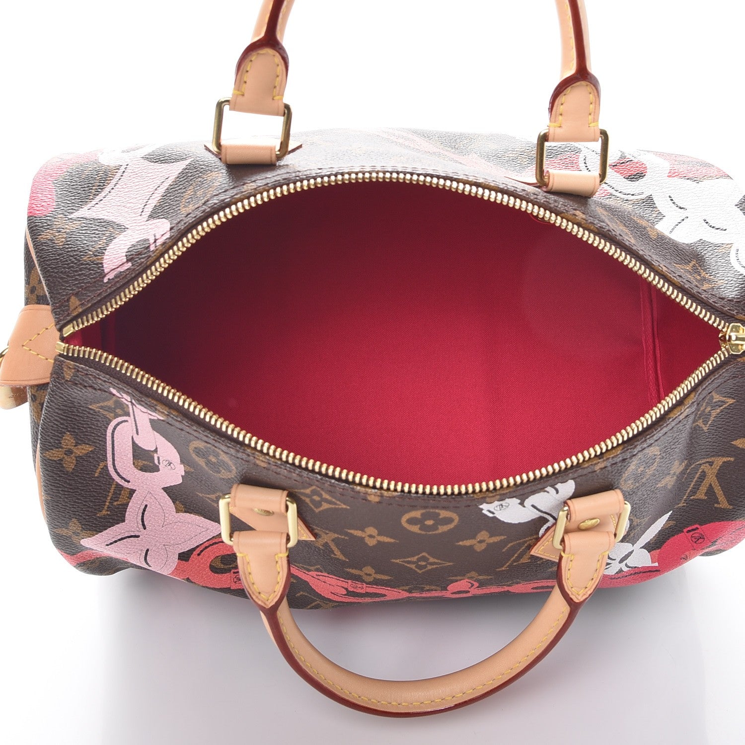Louis Vuitton Monogram Bay Speedy 30 Rose Ballerine Poppy 5 of 7