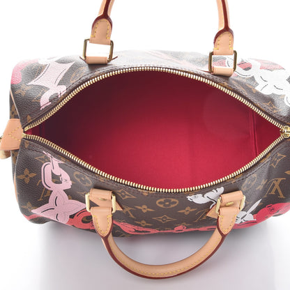 Louis Vuitton Monogram Bay Speedy 30 Rose Ballerine Poppy 5 of 7