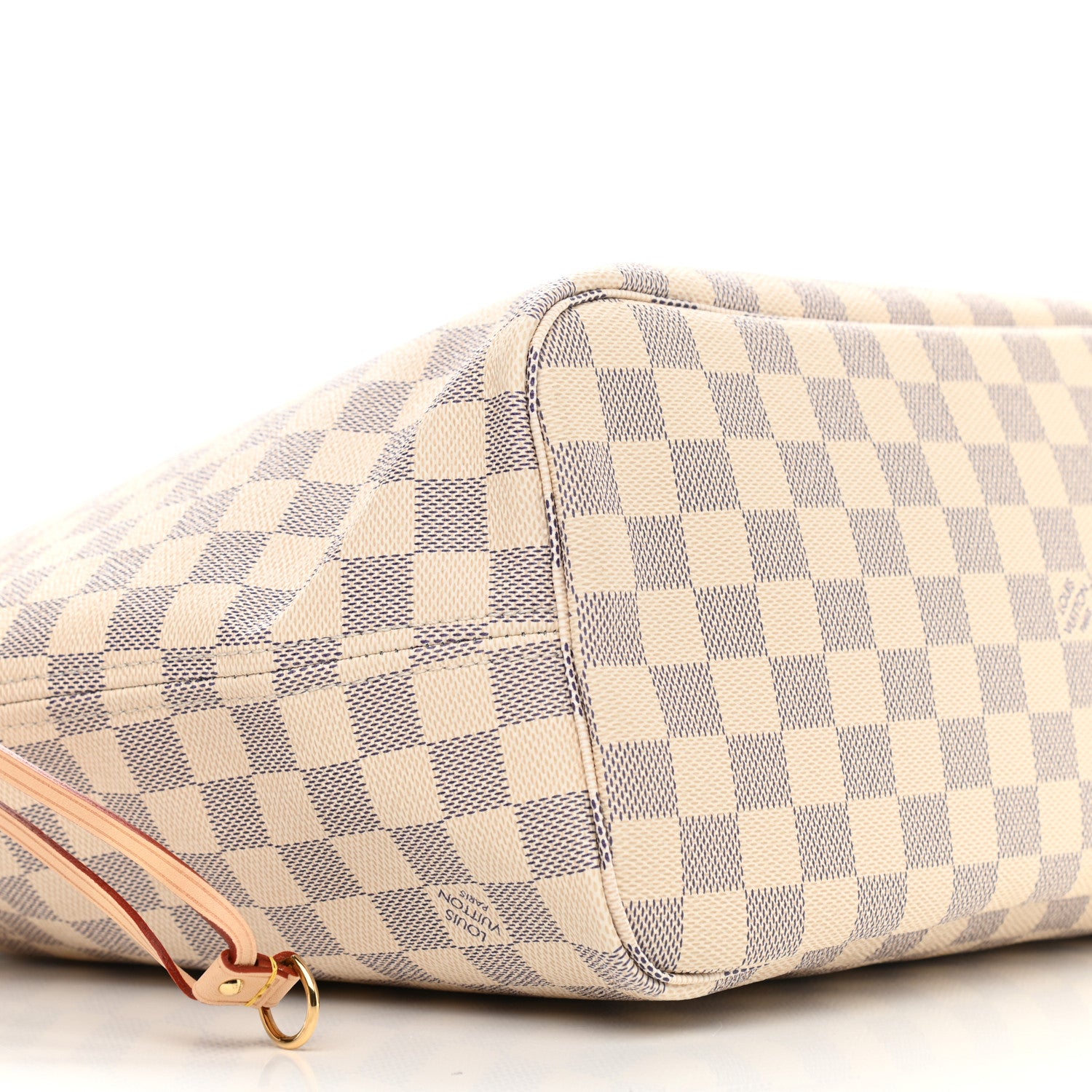 Louis Vuitton Damier Azur Neo Neverfull MM Rose Ballerine 8 of 9