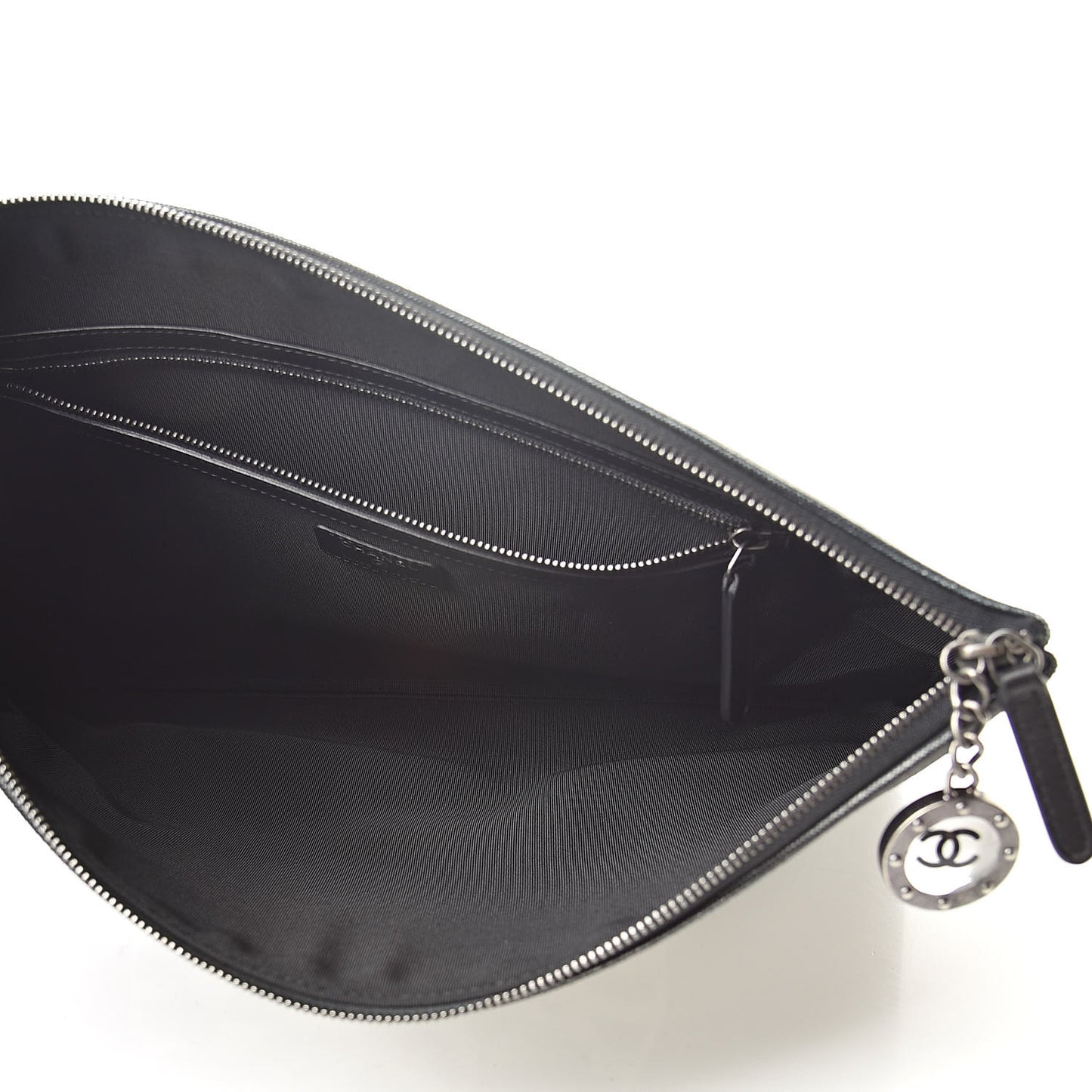 Canvas La Pausa Large Cosmetic Case Black