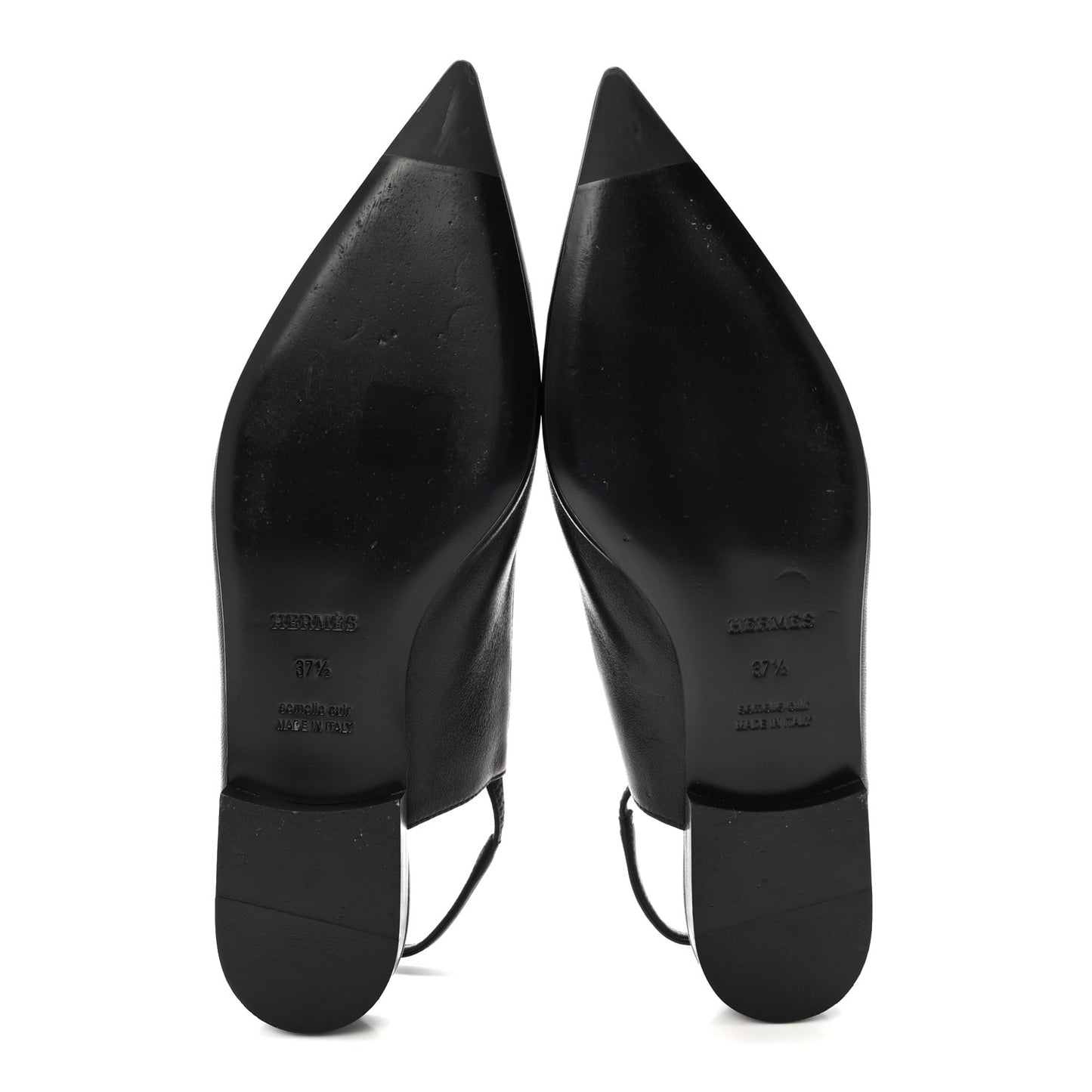 Nappa Lovely Slingback Flats 37.5 Black
