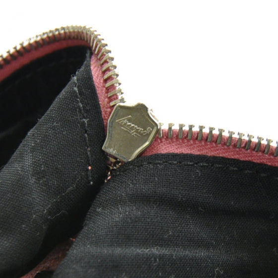Agneau Giant Flat Handle Clutch Framboise