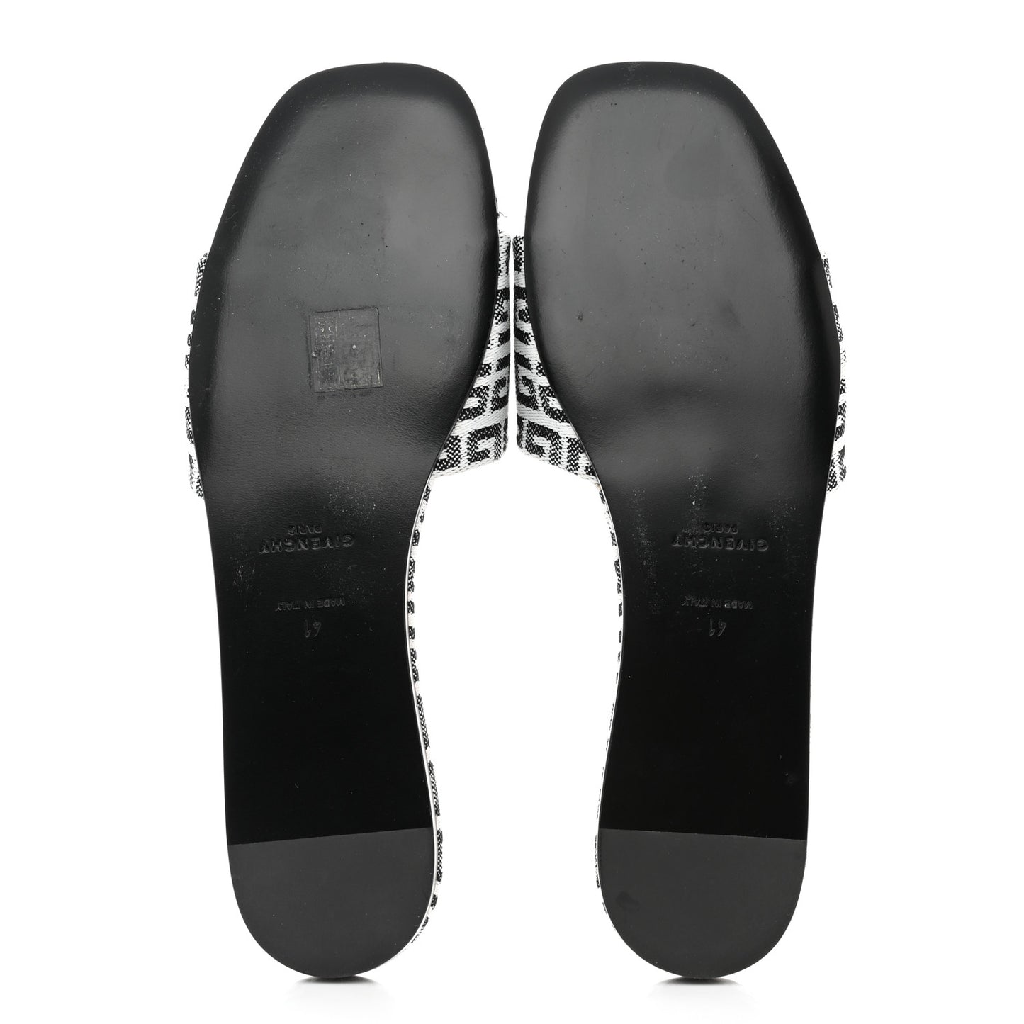 Canvas 4G Logo Mule Slide Sandals 41