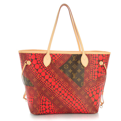 Louis Vuitton Monogram Kusama Waves Neverfull MM Red 1 of 7