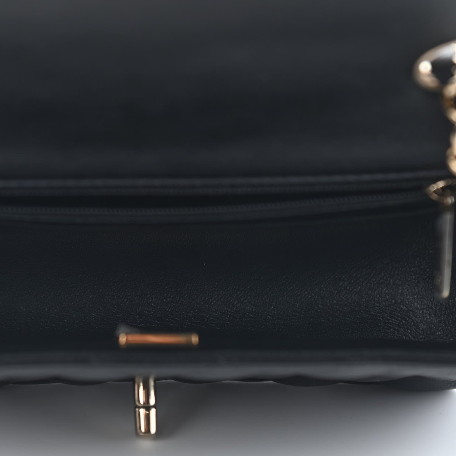 Chanel Lambskin Quilted Mini Rectangular Flap Black 5 of 9