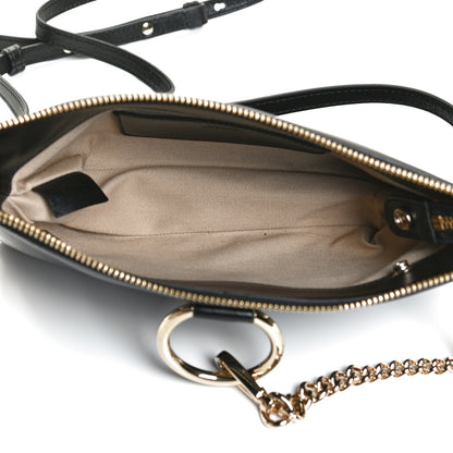 Chloe Supple Lambskin Small Faye Soft Zippered Shoulder Bag Black 4 of 14