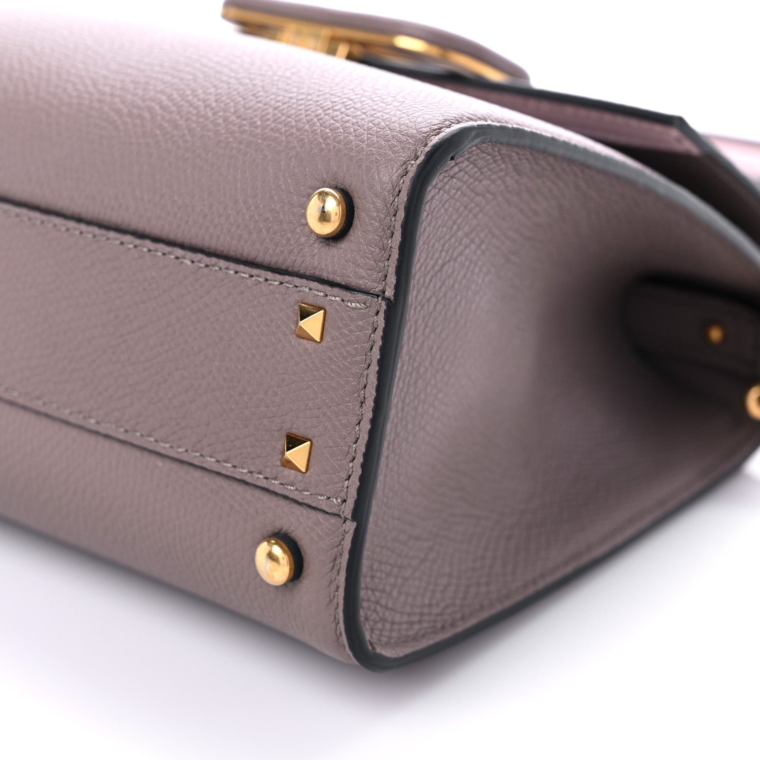 Valentino Garavani Grainy Calfskin Small VSling Top Handle Bag Clay 8 of 8