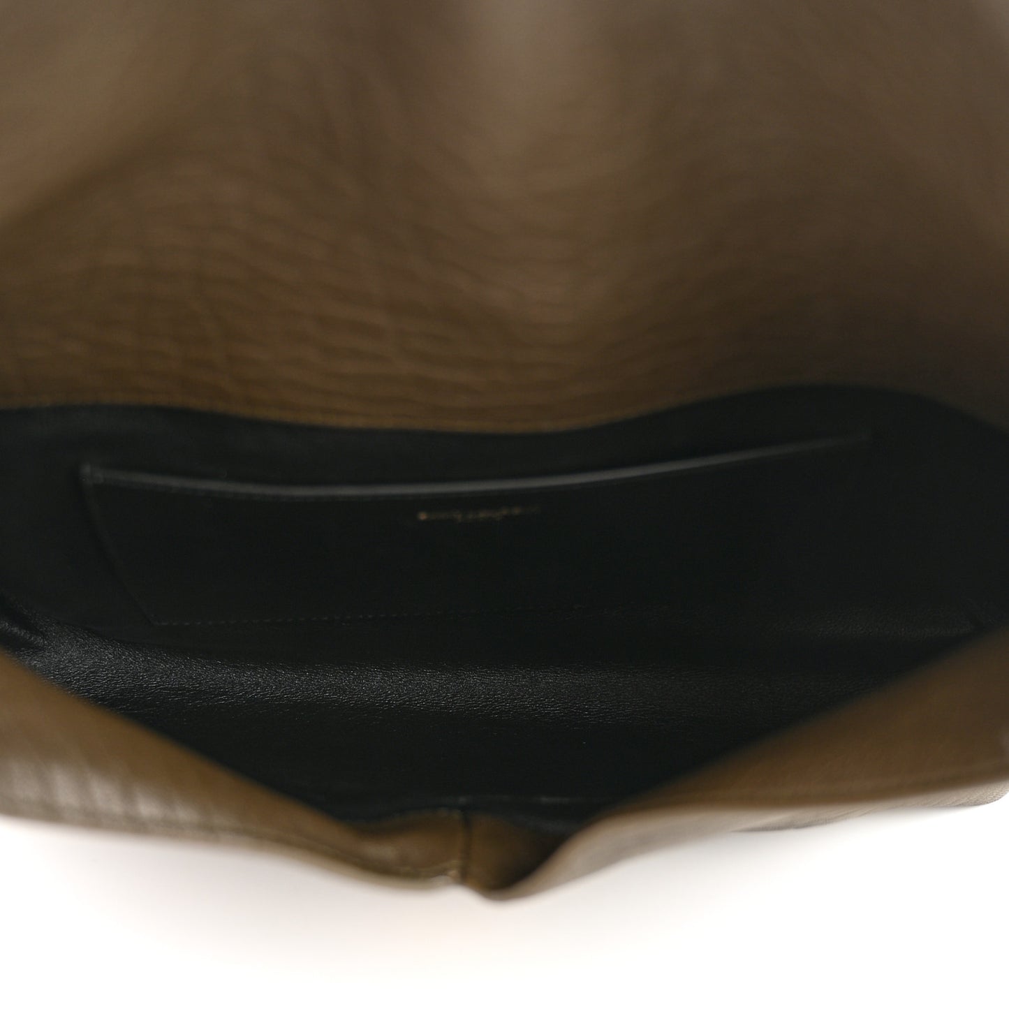 Lambskin Large Cassandre Envelope Pouch Light Musk