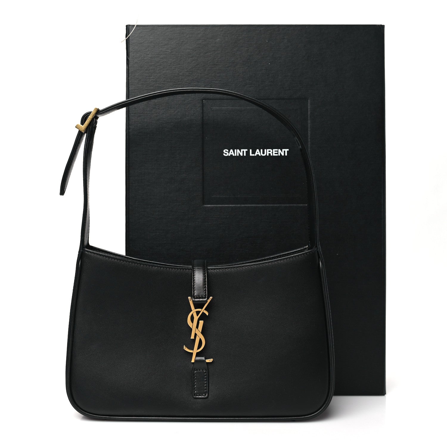 Saint Laurent Smooth Calfskin Le 5 A 7 Hobo Black 11 of 11