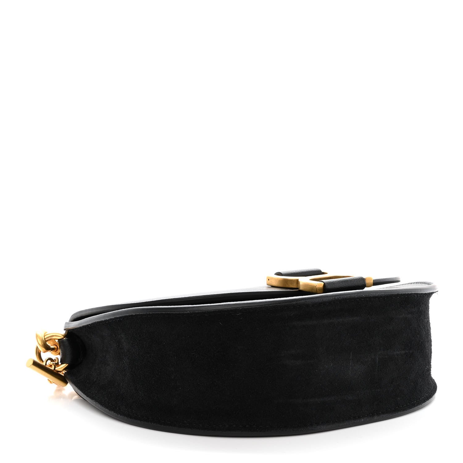 Chloe Calfskin Marcie Chain Flap Bag Black 4 of 10