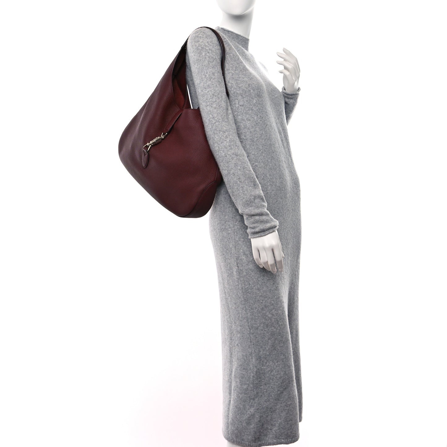 Soft Grained Calfskin Large Jackie Hobo Chardonnay