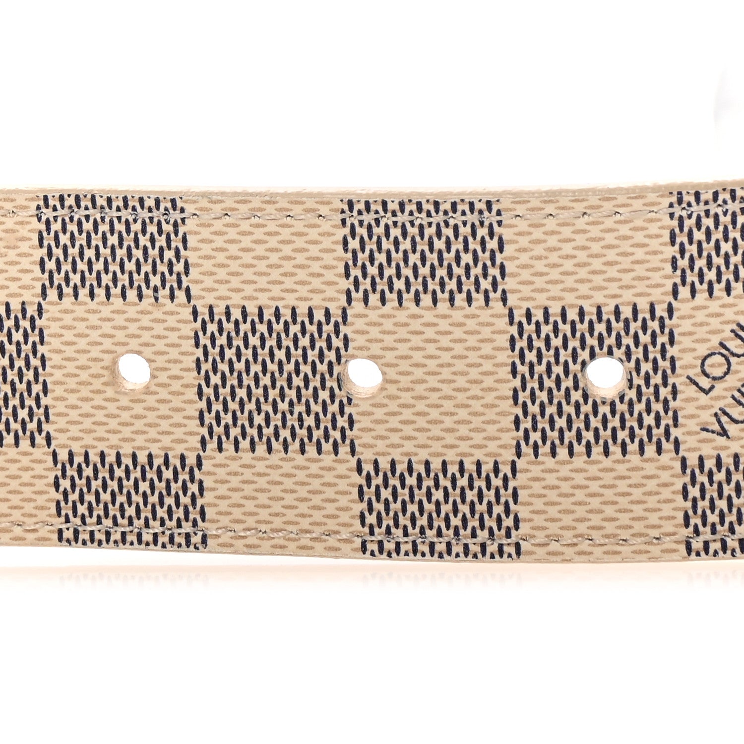 Louis Vuitton Damier Azur LV Initiales 100 40 Belt 3 of 7