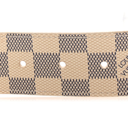 Louis Vuitton Damier Azur LV Initiales 100 40 Belt 3 of 7