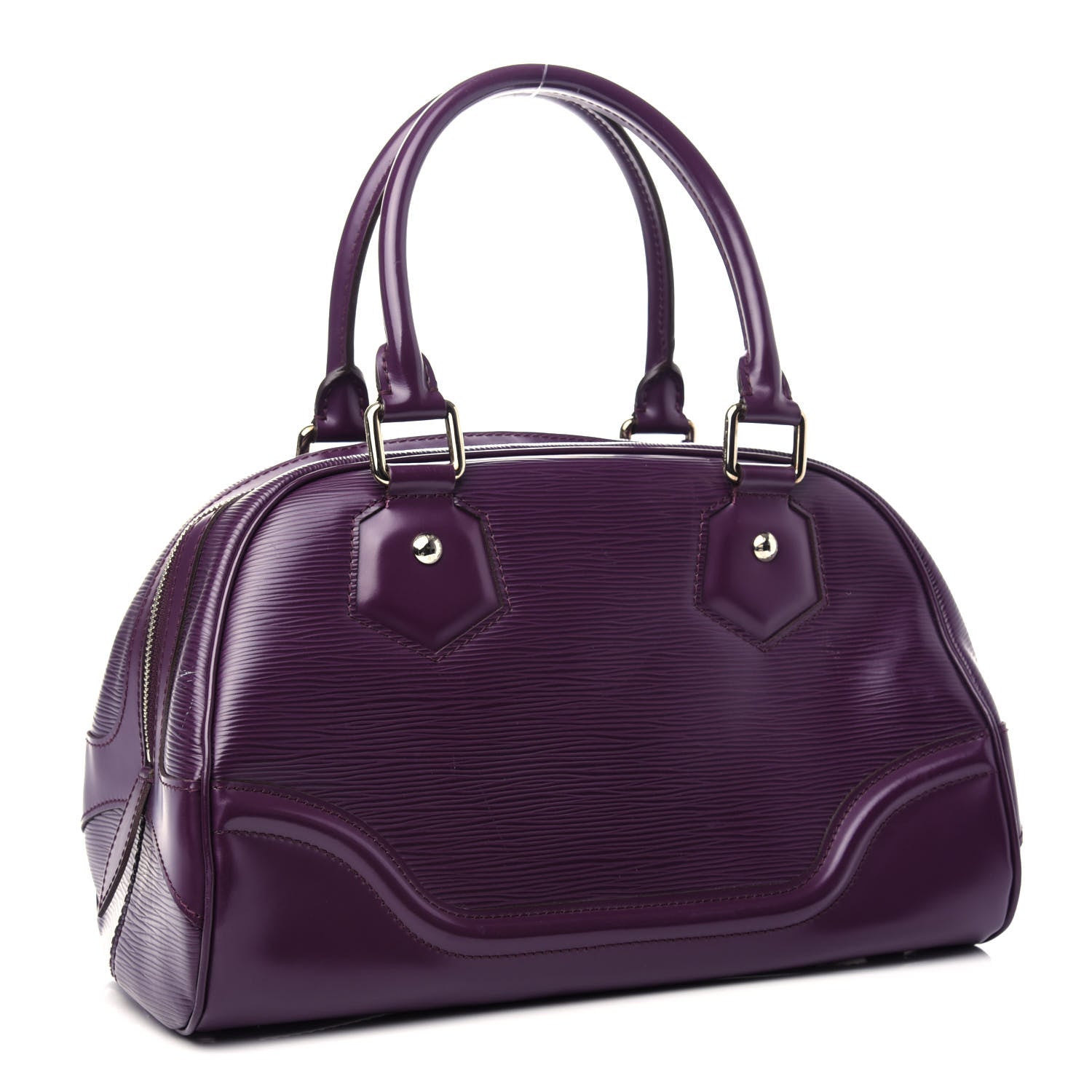 Louis Vuitton Epi Bowling Montaigne PM Cassis 3 of 9