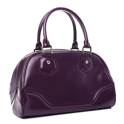 Louis Vuitton Epi Bowling Montaigne PM Cassis 3 of 9