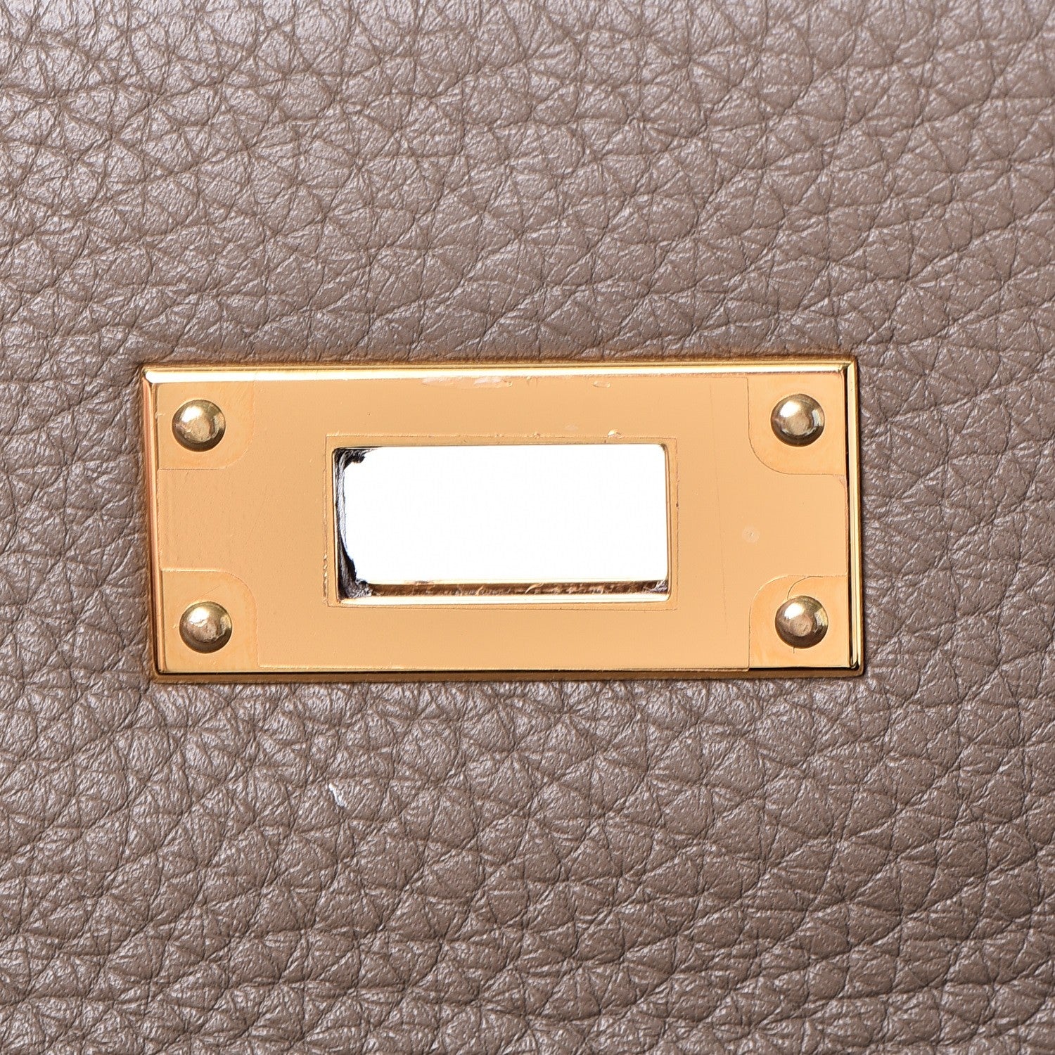 Hermes Taurillon Clemence Kelly Retourne 28 Etoupe 23 of 37