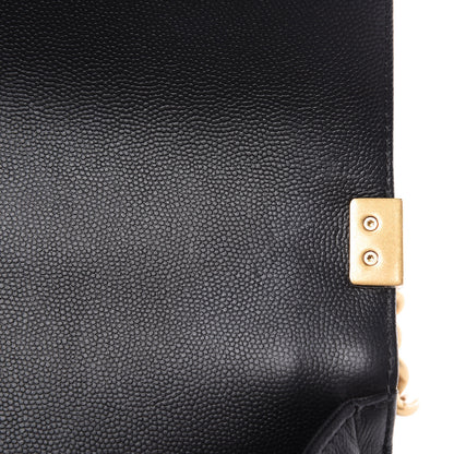 Chanel Caviar Quilted New Medium Boy Flap Black 12 of 13