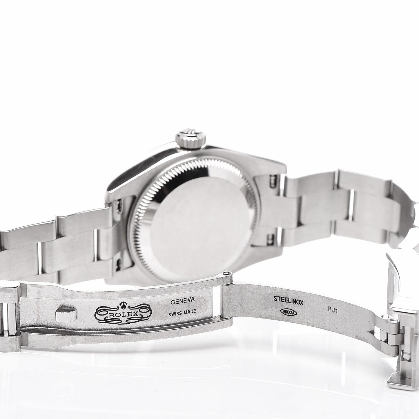 Stainless Steel 26mm Oyster Perpetual Watch Blue Index 176200