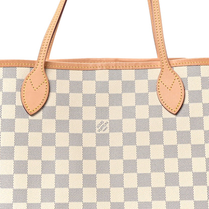 Louis Vuitton Damier Azur Neo Neverfull MM Rose Ballerine 8 of 10