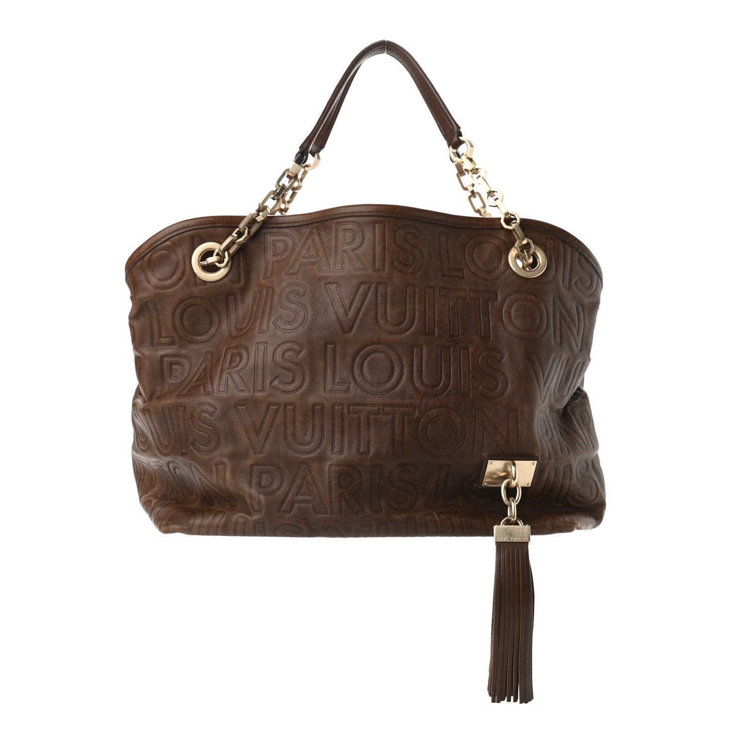 Louis Vuitton Monogram Paris Souple Whisper PM Chocolate 1 of 13