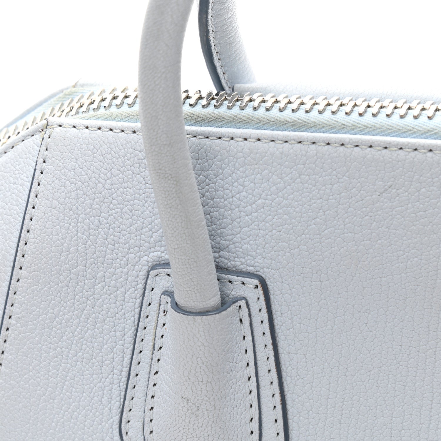 Givenchy Sugar Goatskin Small Antigona Pale Blue 17 of 22