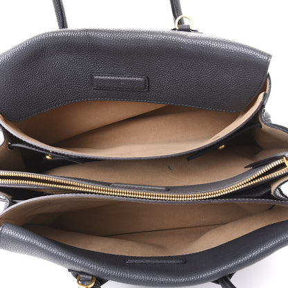 MCM Grained Calfskin Medium Milla Tote Phantom Grey 4 of 10