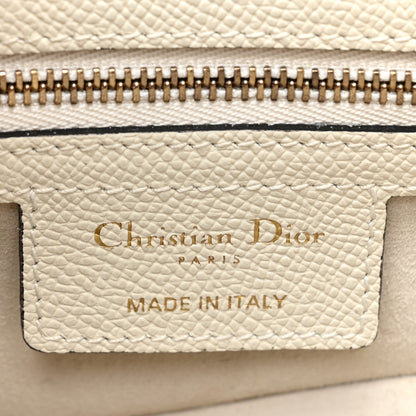 Christian Dior Grained Calfskin Saddle Bag With Strap Latte 6 of 13
