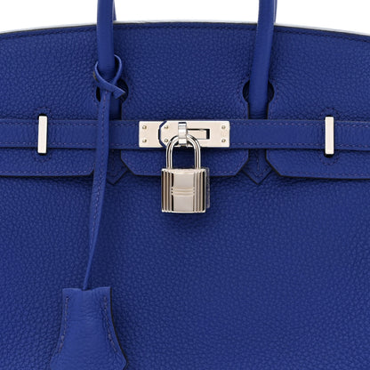 Hermes Togo Birkin 25 Bleu Royal 8 of 12