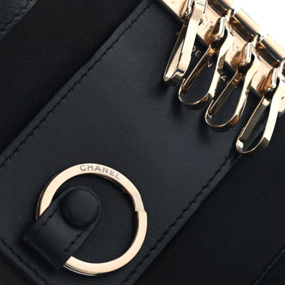 Chanel Goatskin CC 4 Key Holder Black 11 of 12