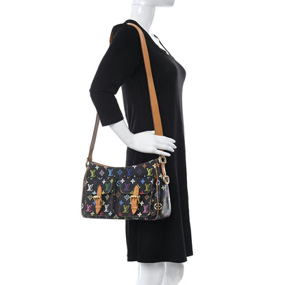 Louis Vuitton Monogram Multicolor Lodge GM Black 2 of 11