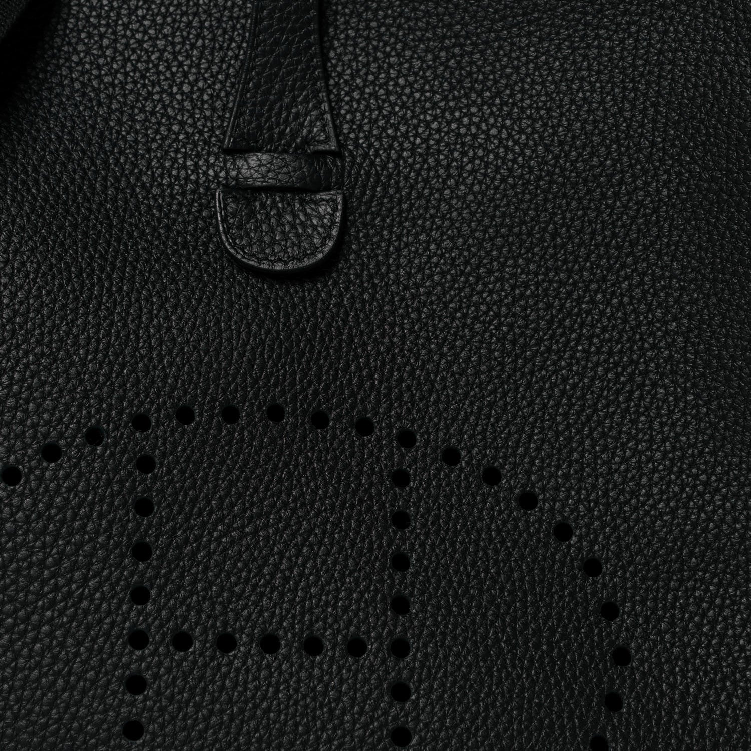Hermes Taurillon Clemence Evelyne III PM Black 7 of 11