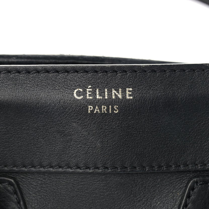 Celine Smooth Calfskin Micro Luggage Black 6 of 18