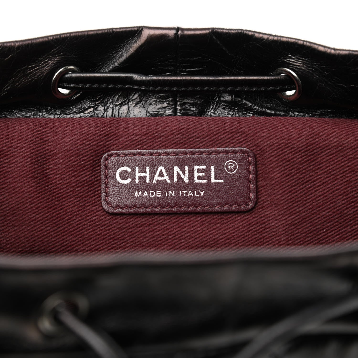 Chanel Glazed Calfskin Quilted Small Salzburg Mountain Backpack Black 6 of 9