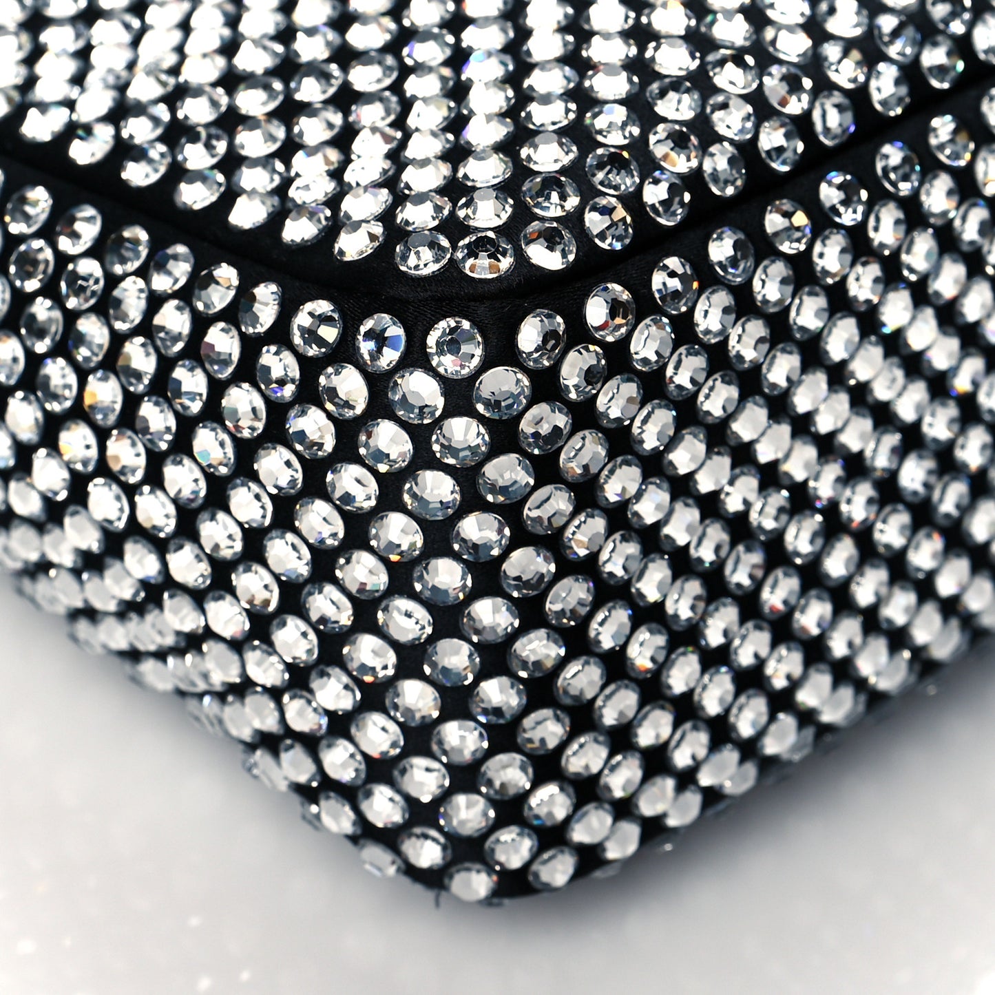 Satin Crystal Mini Re-Edition 2000 Bag Cristal