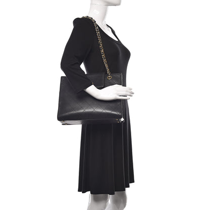 Chanel Caviar Stitched Shopper Tote Black 2 of 30