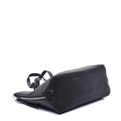 Prada Vitello Phenix Side Zip Shopping Tote Black 4 of 8