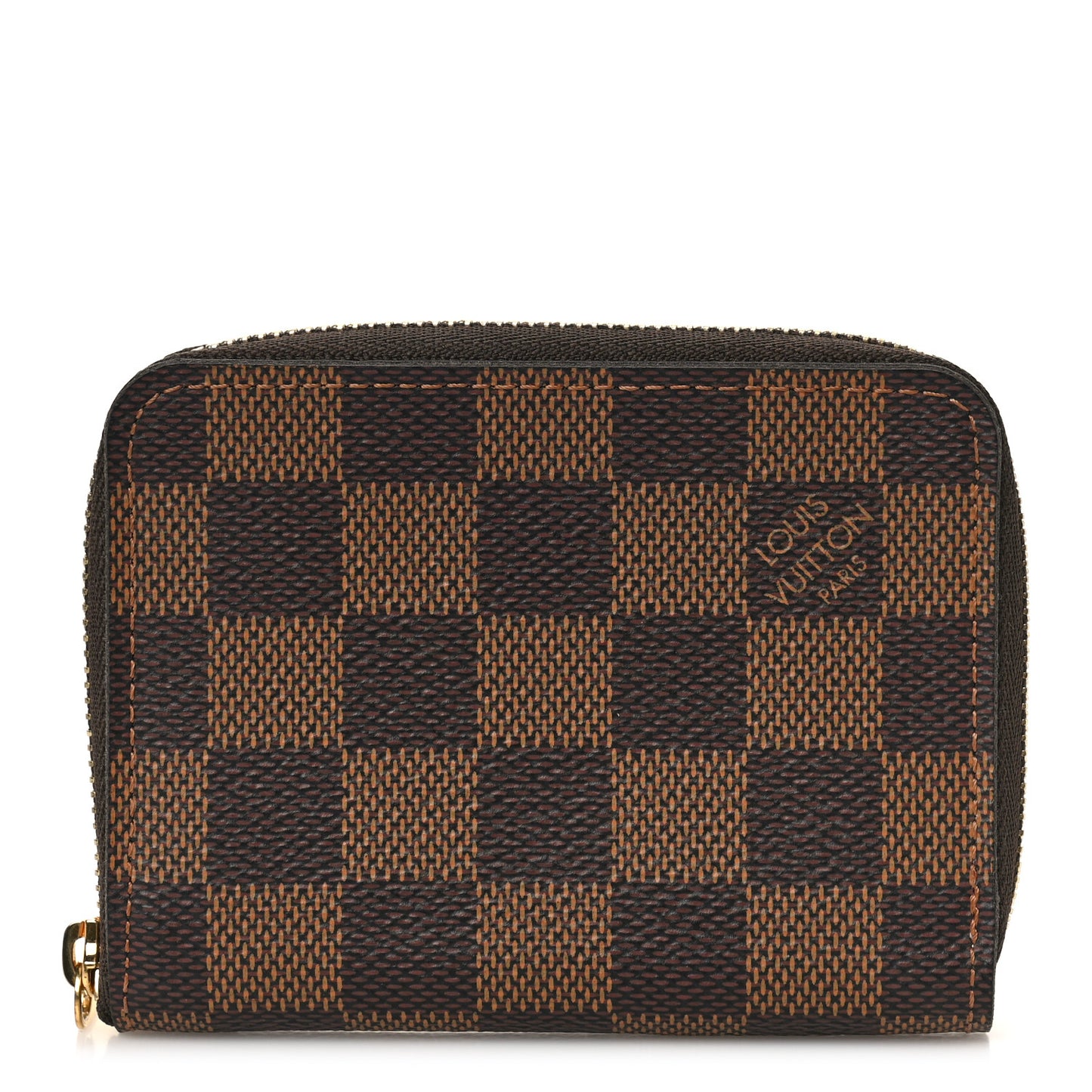 Damier Ebene Zippy Coin Purse Rose Ballerine